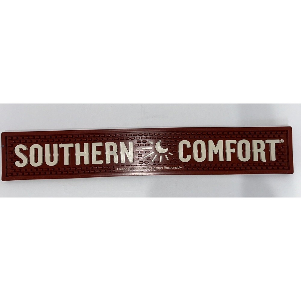 Southern Comfort‎ Rubber Bar Spill Mat Beer Tap Drain Coaster Mancave 21" x 3.5"